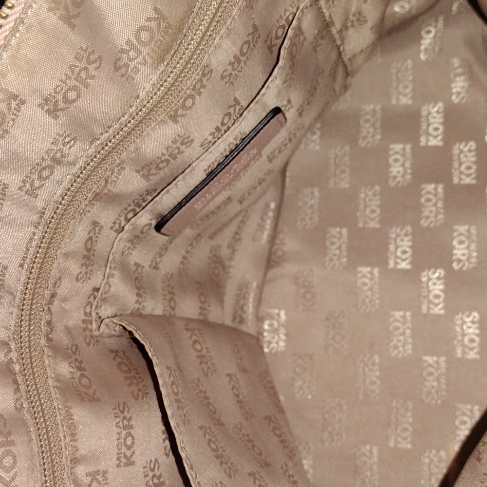 Michael Kors Soft Pink Leather Satchel - Picture 13 of 16